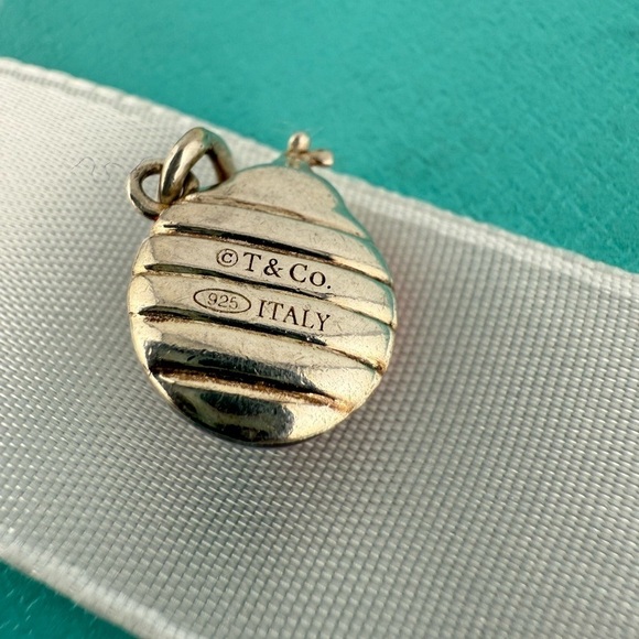 Retired Tiffany & Co. Red Lady Bug Charm Pendant Sterling Silver Enamel - Picture 4 of 5